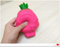 Half Dragon Fruit Doll Slow Rising PU Soft Squishy Toy