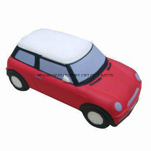 Car Mini Cooper Design PU Foam Promotional Toy Stress Ball