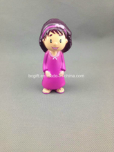 PU Foam Stress Toy Girl Design (with purple gown)