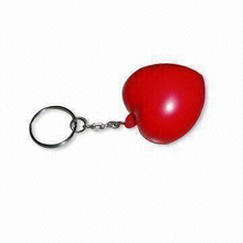 PU Antistress Red Heart Keychain Gift Toy