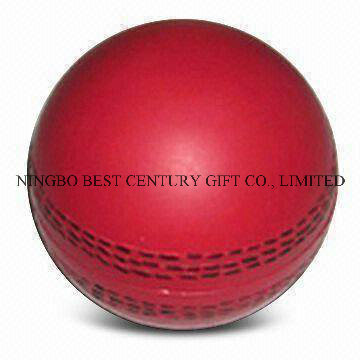 PU Foam Stress Ball Cricket Ball Shape Toy