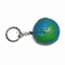PU Stress Globe Earth Ball Keychain Promotional Stress Balls