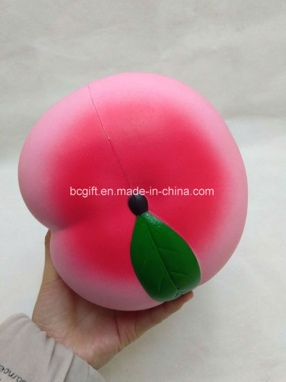 Jumbo Peach Squishy Toy PU Slow Rising Scented Toy