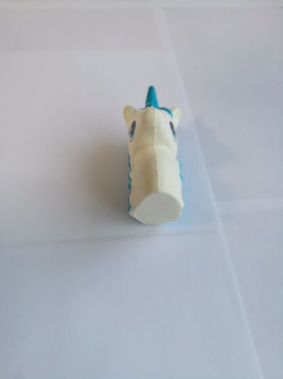Hot Selling Blue Unicron Horse Head PU Squishy Slow Rising Toy