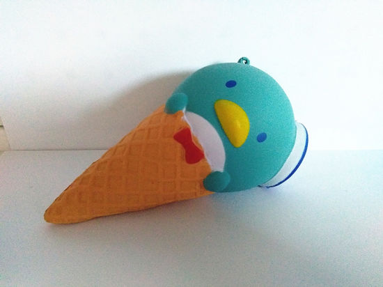 Squishie Penguin Ice Cream PU Foam Stress Slow Rising Squishy Toy