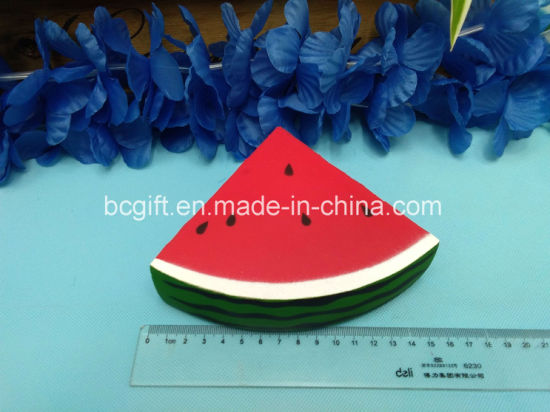 Watermelon Slice Piece PU Squishy Toy Slow Rising Scented Squishies