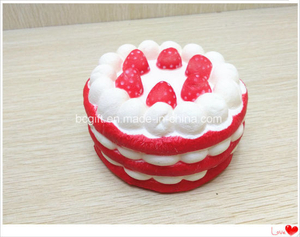 Wholesale Scented PU Slow Rising Squishies Strawberry Cake Super Squishy Toy