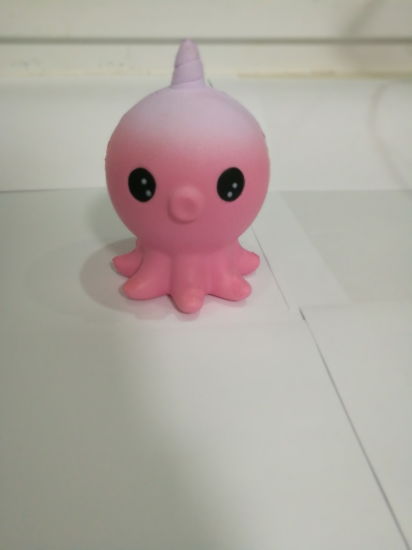 Squishies Pink Octopus One-Horned PU Slow Rise Unicorn Squishy Toys