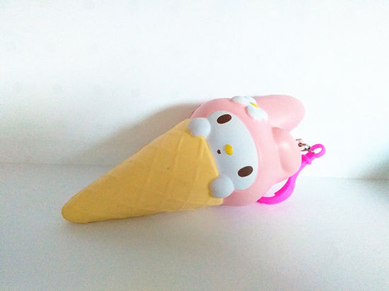 Squishys Rabbit Ice Cream PU Foam Stress Slow Rising Squishy Toy