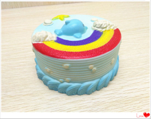 Hot Selling Rainbow Cake Squishies Slow Rising PU Squishy Toys Wholesale
