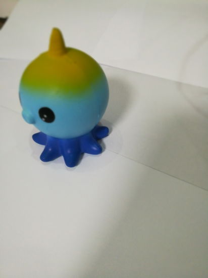 Unicorn Squishies Blue Octopus One-Horned PU Slow Rising Squishy Toys