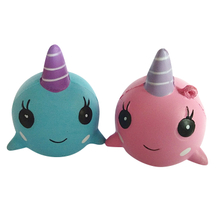 Scented Unicorn Whale Squishies PU Soft Slow Rising Squishy Toy