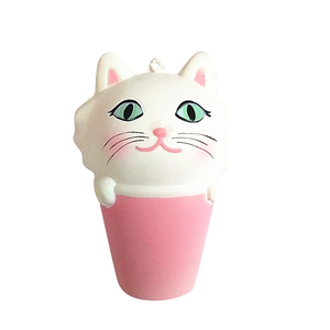 Cute Squishies Cat Head Cup PU Squishy Slow Rising Toy