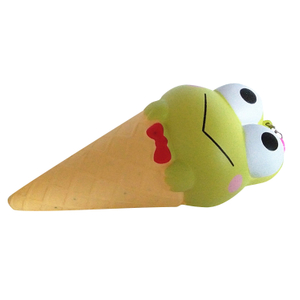 Squishie Frog Ice Cream PU Foam Stress Slow Rising Super Squishy Toy